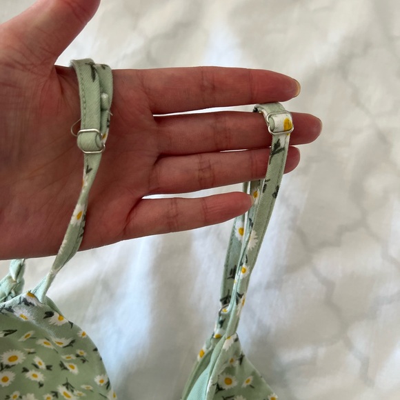 Forever 21 Sage Green Floral Romper - Picture 12 of 13